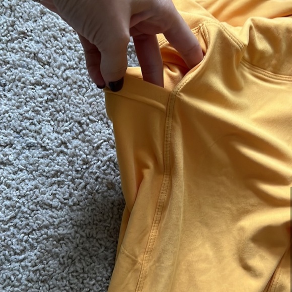 Wolven bra and crossover leggings workout set size medium orange mango - Picture 9 of 11